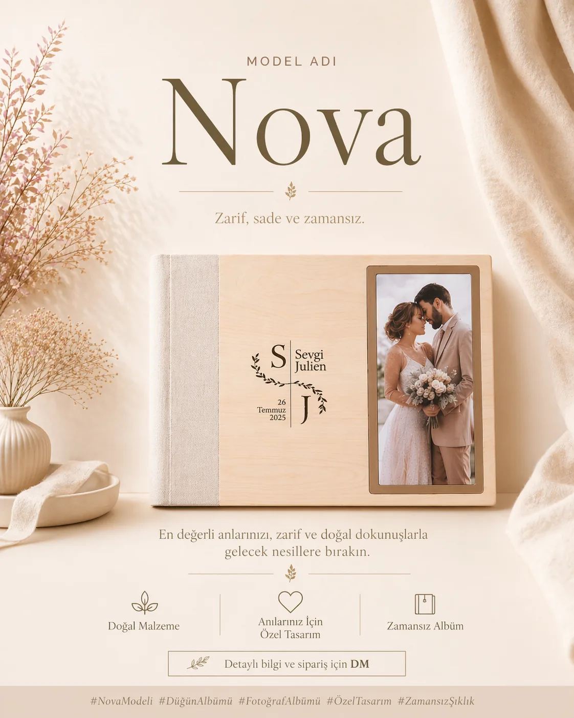 Nova Gold profesyonel albüm modeli