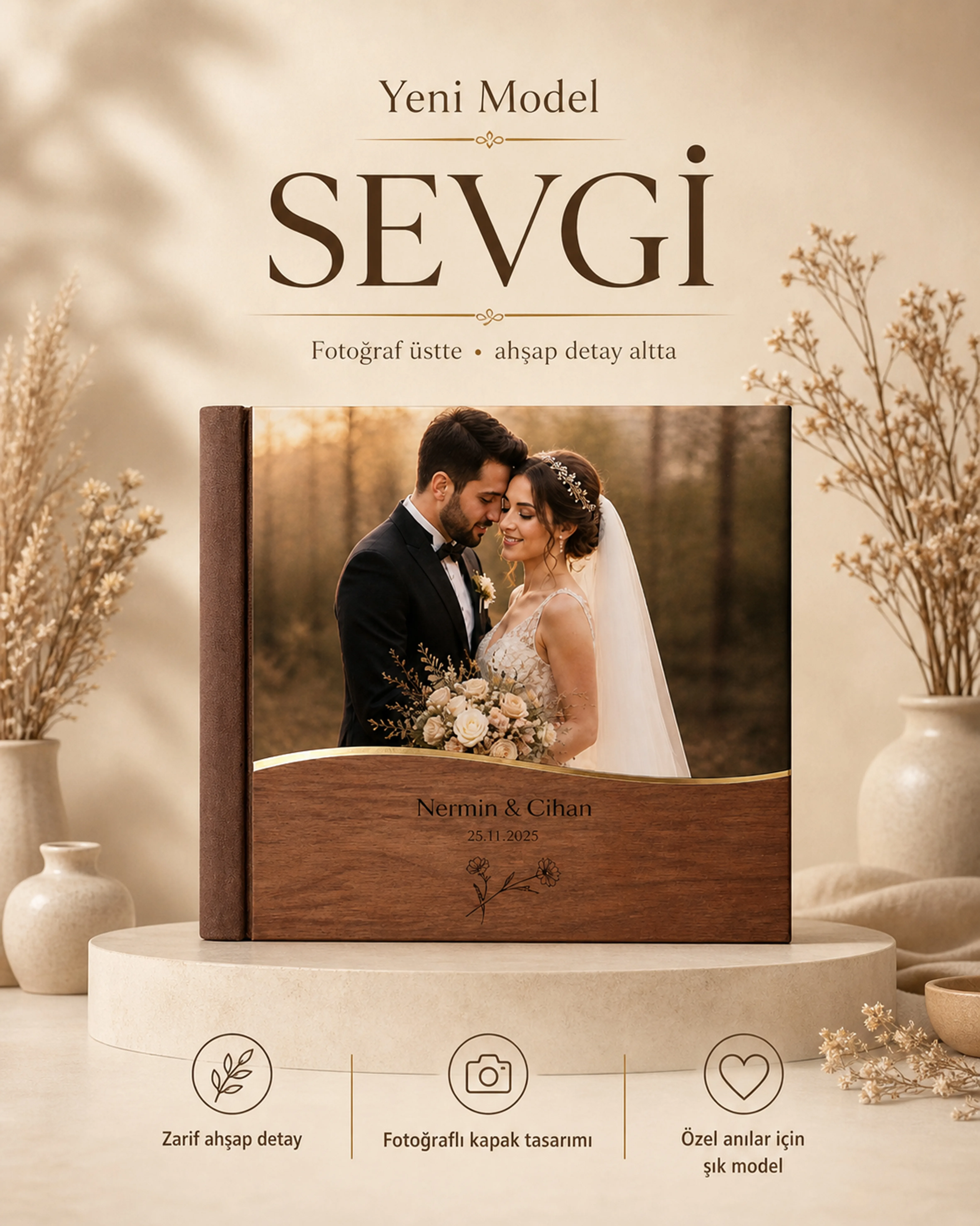 Sevgi profesyonel albüm modeli